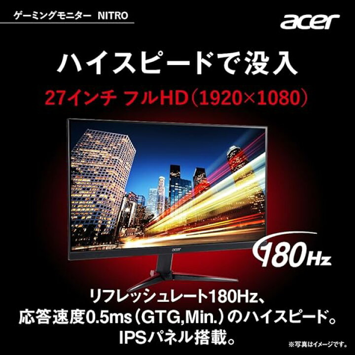 楽天市場】日本エイサー Acer Nitro ゲーミングモニター 27インチ IPS 