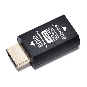 Evanlak HDMI EDID エミュレーター パススルーフィックス PS5&MAC M1