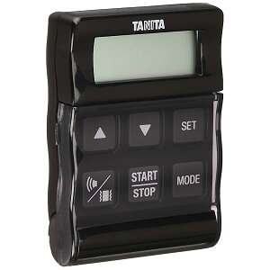 タニタ(Tanita) 勉強 学習 タイマー ストラップ付き バイブレーション機能 24時間 ブラック TD-370N BK