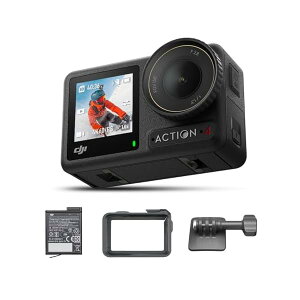 DJI ANVJ Osmo Action 4 X^_[hR{ 4K/120fpsΉ hANVJ 1/1.3C`ZT[ ̒Ɠx\ 10-bit & D-Log M J[ptH[}X ԋ쓮1770 mA