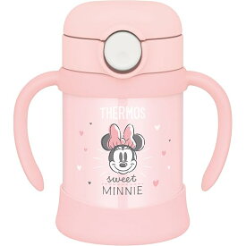サーモス まほうびんのベビーストローマグ 飲み口とパッキンが一体 250ml パステルピンク ディズニー ミニー 保冷専用 FJT-250DS P-P