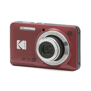 KODAK (R_bN) PIXPRO g₷ Y[ FZ55-RD 16MP fW^J w5{Y[ Lp 28mm 2.7C`t (bh)