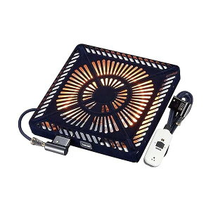 メトロ電気工業 こたつ ヒーター 取替えヒーター U字型カーボンヒーター 手元温度コントロール式 MCU-501E(DKB)