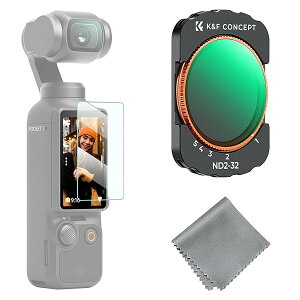 K&F Concept DJI OSMO Pocket 3pNDtB^[ ND2-32  tB^[ CE ֗ ʒp AGCwKX 28wimR[eBO hh