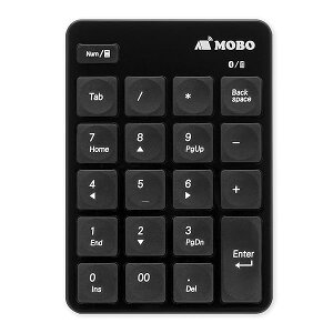 MOBO TenkeyPad ���{�e���L�[�p�b�h 20�L�[ �p���^�O���t �L�[�s�b�` 19mm (�u���b�N) AM-NPB20-BK