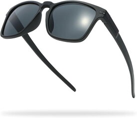 [TORINOX] サングラス メンズ 運転用 偏光サングラス 超軽量 UV400 釣り スポーツ (ALL BLACK)