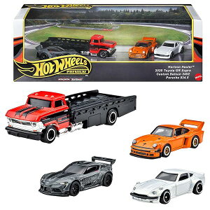 ホットウィール(Hot Wheels) プレミアムコレクターセットアソート - ワイドボディセット 乗り物おもちゃ ミニカー 4台 3歳から マルチ 987A-GMH39