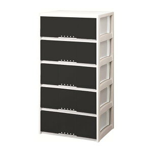 天馬(Tenma) シーンを選ばず使える収納チェスト 日本製 完成品 ルームケース 5段 キャスター付きで移動が簡単 引出しロック付きで抜け落ちを防ぐスムーズな引出し タンス 収納ケース 衣装ケ