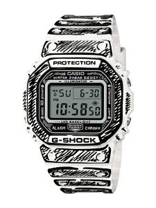 �������K�i �J�V�I CASIO G-SHOCK �W�[�V���b�N Joshua Vides �R���{���[�V�������f�� �z���C�g �� DW-5600JV-7JR �r���v �^�O�t��