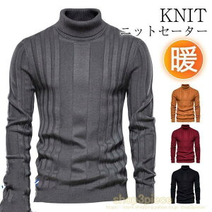 ゴルフウエア ゴルフニットセーター メンズ セーター タートルネック トップス 長袖 無地 秋冬 シンプル ビジネス 事務服 仕事用 男性 秋冬 オフィス
