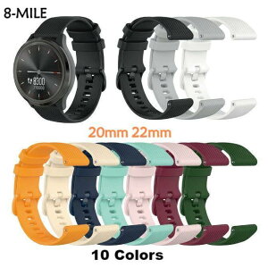 Silicone belt �V���R�� �x���g 20MM 22MM ���i�� �V���R�� �X�}�[�g�E�H�b�` �X�}�[�g���v �x���g �o���h Samsung �T���X�� Garmin �K�[�~�� LG Huawei �n�[�E