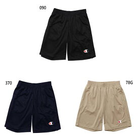 チャンピオン メンズ HALF PANTS ハーフパンツ ボトムス トレーニングウェア ブラック 黒 ネイビー ベージュ 送料無料 Champion C3-PS590