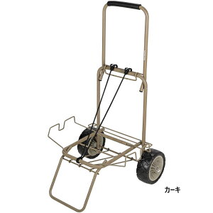 キャプテンスタッグ メンズ レディース キャリーカート 台車 FDコンテナ用キャリー ワイドタイヤ アウトドア用品 カーキ 送料無料 CAPTAIN STAG UL-1048