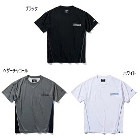 スポルディング メンズ Tシャツ DUKEサイドストレッチ バスケットボールウェア トップス 半袖 ホワイト 白 ブラック 黒 グレー 灰色 送料無料 SPALDING SMT211430