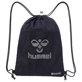 ヒュンメル メンズ レディース 抗菌・デオドラント ジムサック バッグ 鞄 トレーニング ブラック 黒 送料無料 hummel HFB7117