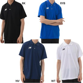 ニューバランス メンズ ゲームポロシャツ ポロシャツ トップス テニス バドミントンウェア ホワイト 白 ブラック 黒 ネイビー ブルー 青 送料無料 New Balance JMTP1418