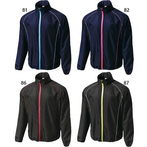 ウンドウ メンズ レディース ウォームアップウインドブレーカージャケット ウインドブレーカー 防風 フィットネス トレーニングウェア アウター 長袖 ブラック 黒 ネイビー 送料無料 WUNDOU P