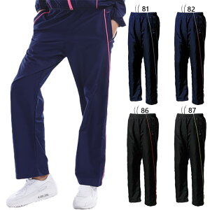 ウンドウ メンズ レディース ウォームアップウインドブレーカーパンツ フィットネス トレーニングウェア ウインドブレーカー パンツ 防風 ロングパンツ ブラック 黒 ネイビー 送料無料 WUNDO