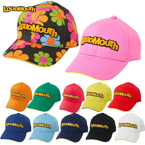 ラウドマウス メンズ レディース キャップ ゴルフ用品 帽子 ホワイト 白 ブラック 黒 ネイビー ブルー レッド 青 赤 イエロー ピンク オレンジ グリーン 黄色 送料無料 LOUDMOUTH 771932