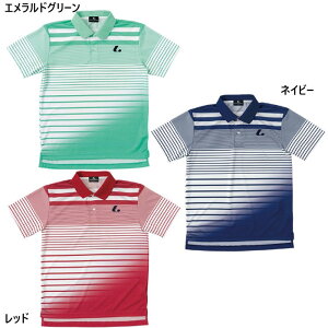 ルーセント メンズ レディース ジュニア ゲームシャツ テニス バドミントンウェア トップス ネイビー レッド 赤 グリーン 緑 送料無料 LUCENT XLP8361 XLP8365 XLP8366