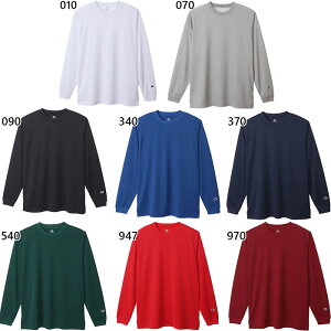 �`�����s�I�� �����Y �����O�X���[�u LONG SLEEVE T-SH ����T�V���c �g�b�v�X �J�W���A���E�F�A �z���C�g �� �u���b�N �� �O���[ �l�C�r�[ �u���[ ���b�h �� �� �O���[�� �������� Champion C3-XS491