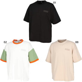 プーマ メンズ PTC ワンポイント Tシャツ 半袖Tシャツ トップス スポーテx- ホワイト 白 ブラック 黒 送料無料 PUMA 674902