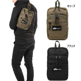 アルファ インダストリーズ メンズ レディース ONE SHOULDER ウエストポーチ ボディバッグ ブラック 黒 カーキ 送料無料 ALPHA INDUSTRIES 6625310 6625356