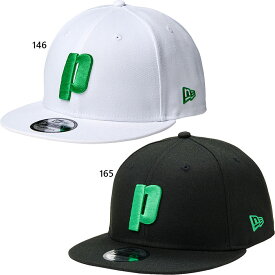 プリンス メンズ レディース ニューエラ NEW ERA Pロゴフラットキャップ 帽子 スナップバック テニス コラボレーション ホワイト 白 ブラック 黒 送料無料 prince PN001