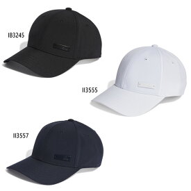 アディダス メンズ レディース メタルバッジ 軽量ベースボールキャップ 帽子 ホワイト 白 ブラック 黒 送料無料 adidas DKH28