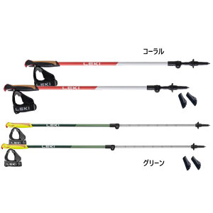 キャラバン メンズ レディース レキ LEKI ウォーカー XS 登山用品 トレッキングポール ストック アウトドア ピンク グリーン 緑 送料無料 CARAVAN 1300477
