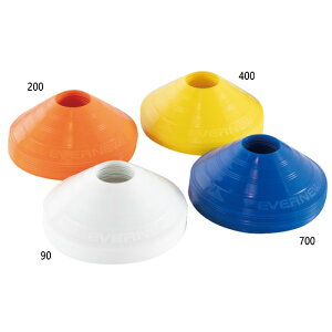 10枚入 エバニュー メンズ レディース コーナープレート コーン 体育 部活 クラブ スポーツ サッカー バスケ オレンジ 送料無料 EVERNEW EKA158