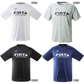 フィンタ メンズ ベーシック ロゴ Tシャツ サッカーウェア フットサルウェア トップス 半袖Tシャツ ホワイト 白 ブラック 黒 グレー ネイビー 灰色 送料無料 FINTA FT5156