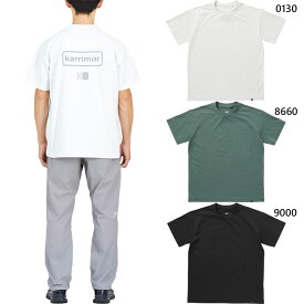 カリマー メンズ コンフォート リラックス S/S T comfort relax S/S T 半袖Tシャツ トップス カジュアルウェア アウトドア ホワイト 白 ブラック 黒 送料無料 karrimor 101534