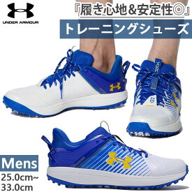 アンダーアーマー メンズ UAヤード ターフ 野球シューズ トレーニングシューズ ホワイト 白 送料無料 UNDER ARMOUR 3025593