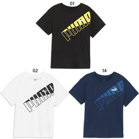 プーマ ジュニア キッズ パワー MX 半袖 Tシャツ トップス フィットネス トレーニングウェア カジュアル ホワイト 白 ブラック 黒 ネイビー 送料無料 PUMA 680547