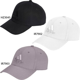 アディダス メンズ レディース ビッグ トーナルロゴ ベースボールキャップ 帽子 カジュアル ブラック 黒 送料無料 adidas DRC94