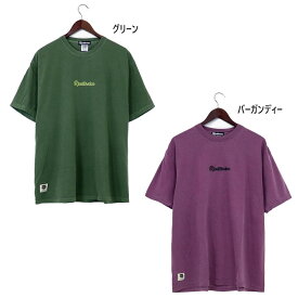 リアルビーボイス メンズ ガーメント ダイド ナンバー5 半袖Tシャツ トップス カジュアル グリーン 緑 送料無料 RealBvoice 10451-11862