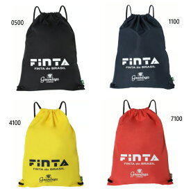 フィンタ メンズ レディース ランドリーバッグ 大 バッグ 鞄 サッカー ナップサック リュックサック 練習 部活 ブラック 黒 ネイビー レッド 赤 イエロー 黄色 送料無料 FINTA FT3505