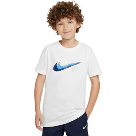 ナイキ ジュニア キッズ スポーツウェア グラフィック Tシャツ 半袖 トップス コットン ホワイト 白 送料無料 NIKE FZ4714 100