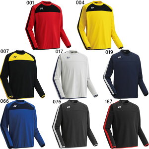 ヨネックス メンズ レディース トレーニングトップ プロスタイル サッカーウェア フットサルウェア トップス 長袖 吸汗速乾 UVカット ブラック 黒 ネイビー ブルー レッド 青 赤 イエロー シ