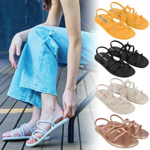 �C�p�l�} ���f�B�[�X �T���_�� MEU SOL SANDAL �V���[�Y �J�W���A�� �u���b�N �� �C�G���[ �s���N �x�[�W�� ���F �������� Ipanema SP27135037 SP27135386 SP27135643 SP27135964