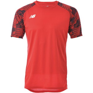 全4色 ニューバランス メンズ ゲームシャツ テニス バドミントンウェア トップス 半袖Tシャツ ホワイト 白 ネイビー ブルー レッド 青 赤 送料無料 New Balance JMTF1417