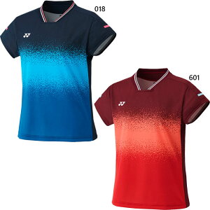 ヨネックス レディース ゲームシャツ テニス バドミントンウェア トップス ブルー 青 ピンク 送料無料 YONEX 20914
