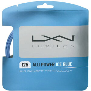 12.2m �E�C���\�� �����Y ���f�B�[�X ���L�V���� LUXILON �A���p���[ BB ALU POWER 125 STRING ICE BLUE �e�j�X�p�i �K�b�g �X�g�����O �u���[ �� �������� Wilson WRZ995100B