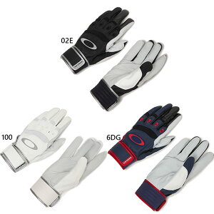 オークリー メンズ ストライキング グローブ Striking Glove Sp 野球用品 バッティンググローブ バッティング手袋 打者用手袋 両手 ホワイト 白 ブラック 黒 送料無料 OAKLEY FOS901852