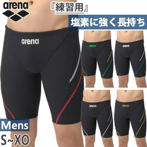 アリーナ メンズ トレ-ニングスパッツ ハーフレッグ スイムウエア スイミング 水泳 競泳水着 FINA非公認 練習用 ブラック 黒 送料無料 arena AS5SWM00M