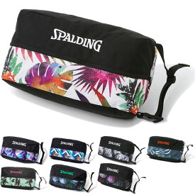 スポルディング メンズ レディース バスケットボール シューズバッグ シューズケース バスケットボール バレーボール 鞄 靴入れ 部活 トレーニング ホワイト 送料無料 SPALDING 42-002