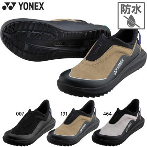 3.5E幅 ヨネックス メンズ レディース パワークッション129 ウォーキングシューズ ハンズフリーシューズ 防水 旅行 散歩 スニーカー シューズ スリッポン ブラック 黒 グレー グリーン 灰色 緑