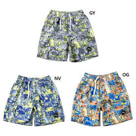 ラスティ ジュニア キッズ ボーイズ デジタルカモフラージュ ボードショーツ スイムウエア スイミング 水泳 ボーイズ水着 海水浴 プール グレー ネイビー オレンジ 灰色 送料無料 RUSTY 965400