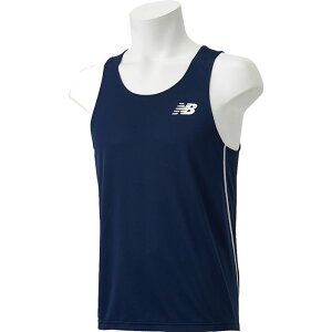 全3色 ニューバランス メンズ レーシングシャツ タンクトップ ジョギング マラソン ランニング ウェア トップス 陸上競技 ノースリーブ ホワイト 白 ブラック 黒 ネイビー レッド 赤 送料無